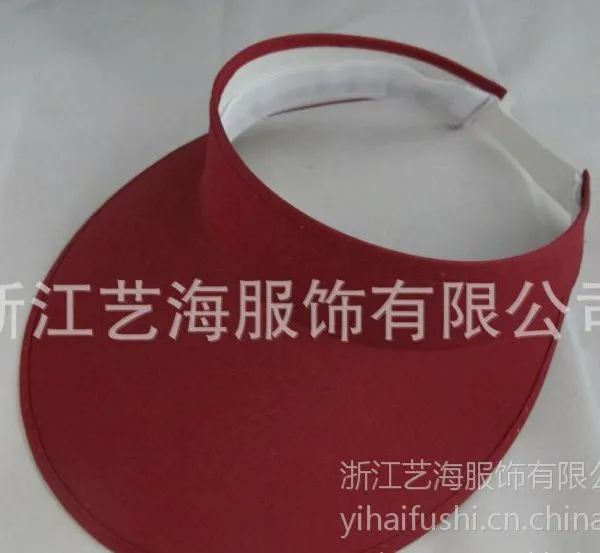 供应新款女式简约空顶帽/纯色遮阳发夹帽/厂家批量加工订做/帽子批发