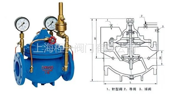 供应上海程一阀门800X-16压差旁通平衡阀H800X-16压差旁通平衡阀