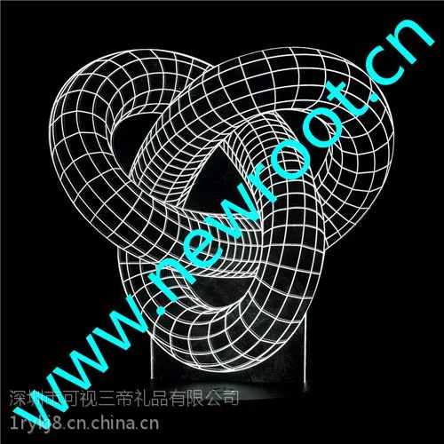3D照明因其全新的三维立体创意已进入大众家居生活