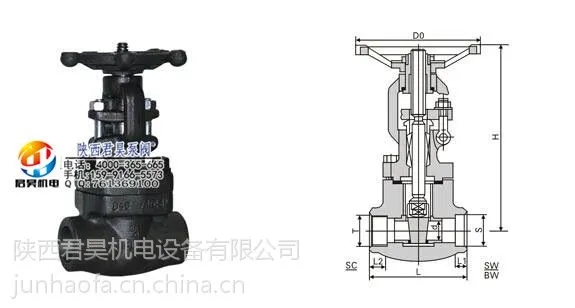 ����̼�ֳв庸�Ӷ͸�բ��Z61Y-800LB A105N��ѹ����