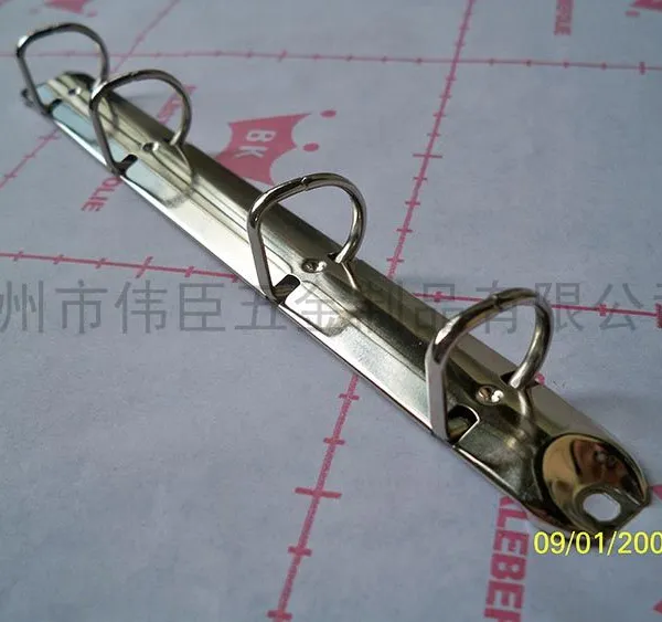 无手制 4孔圆形D形文件夹 活页资料夹 五金金属夹 210-4-20D/20