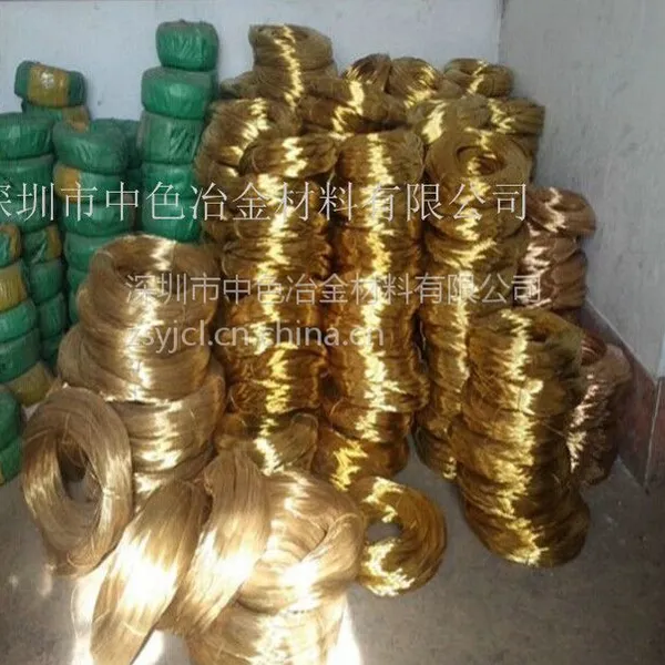 大量H68软态黄铜线批发 铆钉黄铜线