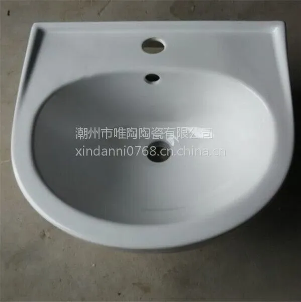 供应非洲陶瓷墙挂式特价洗手盆 V1216