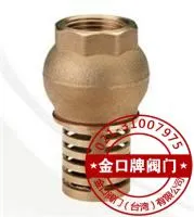 青铜内螺纹底阀 青铜水泵底阀 台湾金口全量型底阀