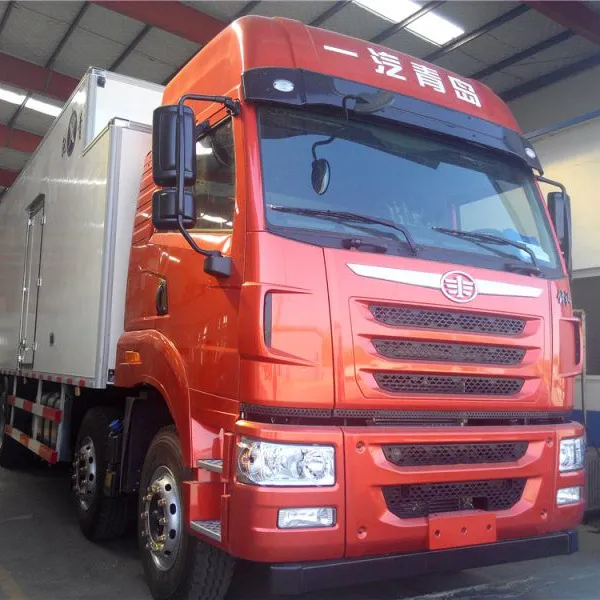 前2后4解放6.8米肉钩车350马力