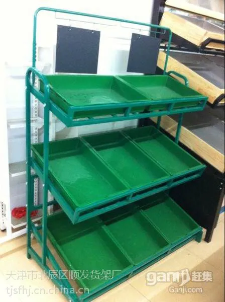 天津货架厂家生产蔬菜水果货架 木制斗柜定制 天津超市货架饮料货架定制厂