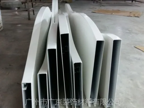 天津时尚防火白色弧形铝方通加工定制 欧佰天花
