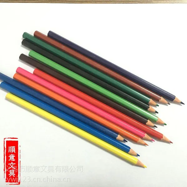 顺手牌彩色铅笔 彩色铅笔加工 彩色铅笔厂家 彩铅报价