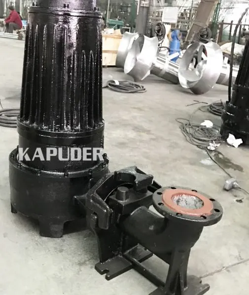 15KW污水提升泵 无堵塞潜水排污泵 WQ100-22-15 凯普德