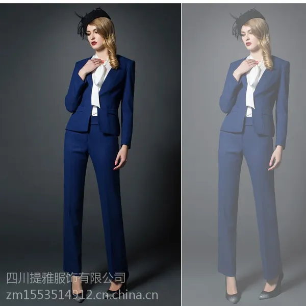 成都OL时尚女士修身西服职业套装定制团购