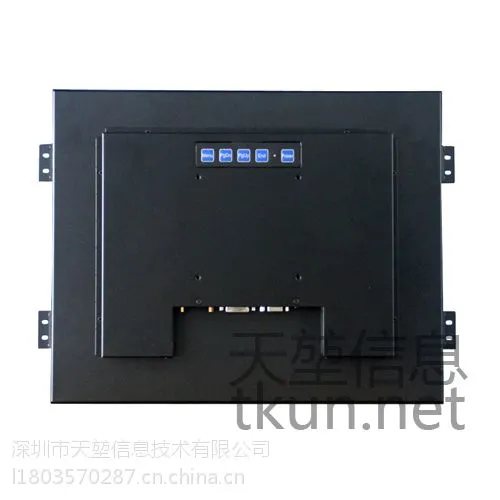 嵌入式工业15寸强固型高亮阳光下可视触摸显示器