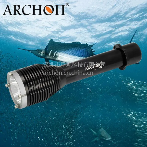 供应ARCHON/奥瞳 D22 潜水手电筒 捕鱼 工程潜水 LED打捞灯 1000流明 超长续航4H