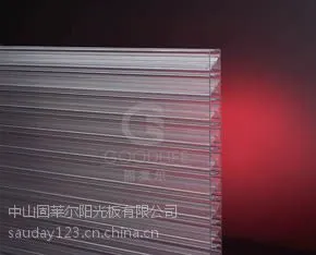固莱尔高透光抗冲击隔音隔热雨篷车棚专用阳光板