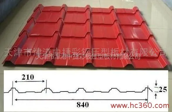 供应YX25-210-840型仿古瓦