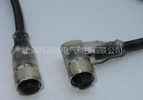 供应M12带灯连接器,PNP和NPN任选