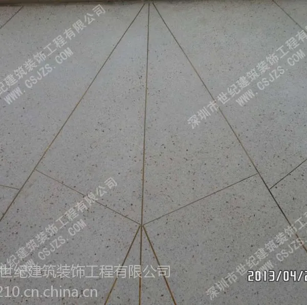 水磨石地面施工—深圳市世纪建筑