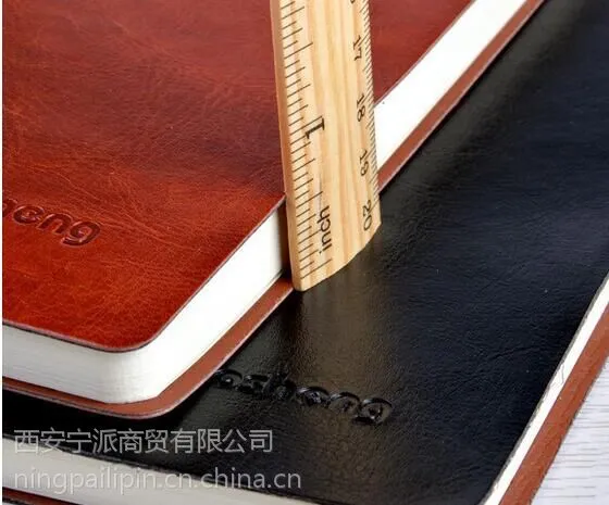 西安记事本/笔记本册/仿皮面压痕/烫金定制 32K款皮面记事本