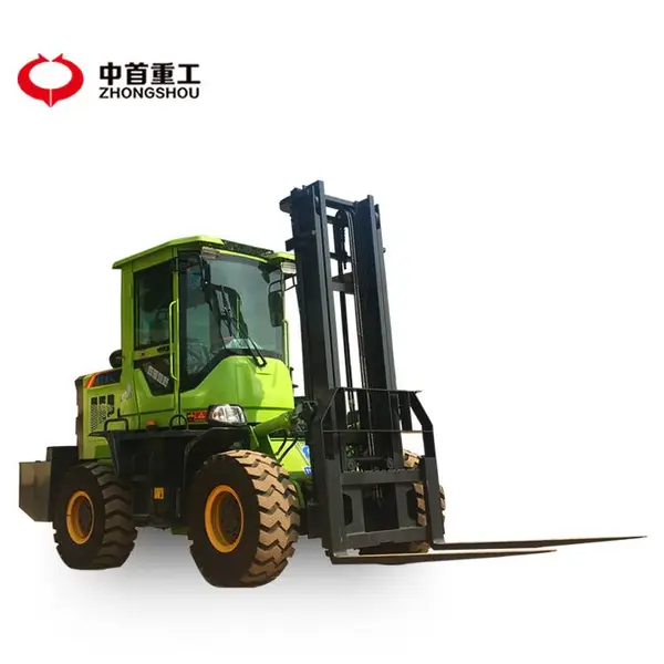 大轮边大轮胎的四驱越野叉车中重工诚招代理