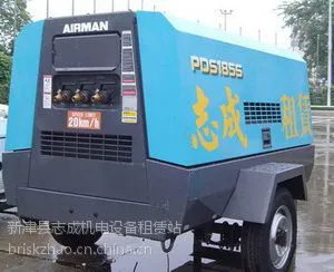 螺杆空压机出租日本AIRMAN静音型空压机PDS185S志成租赁