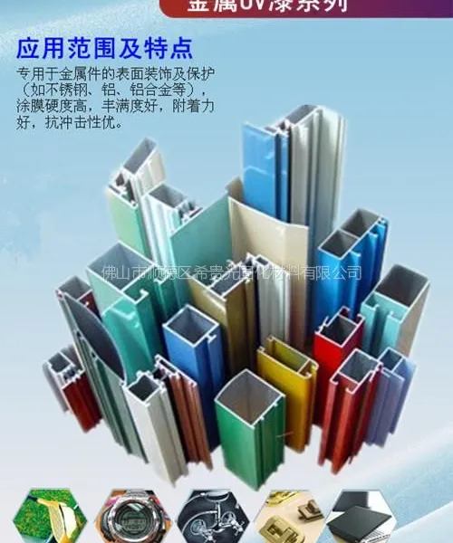 供应供应紫外光固化涂料 金属UV漆系列