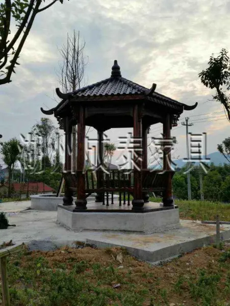 (木凉亭批--木凉亭-碳化木凉亭)六角凉亭厂家/*六角凉亭批发*-碳化木六角凉亭