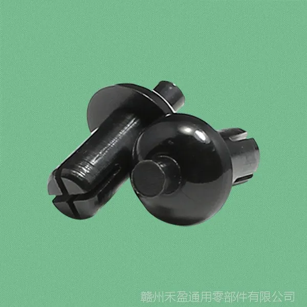 厂家供应汽车铆钉 塑料抽芯铆钉 子母锤钉 门板扣RS5100 黑色