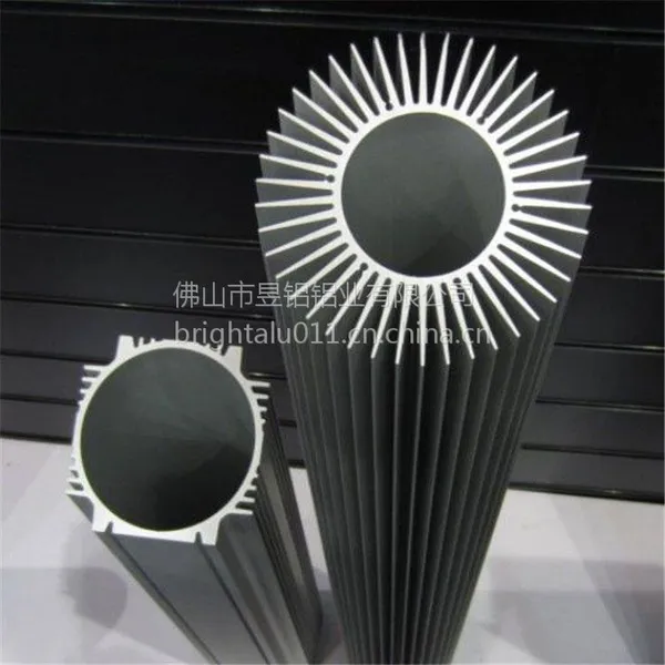 散热器铝型材 专业异型铝材挤压开模 工业铝型材加工厂家