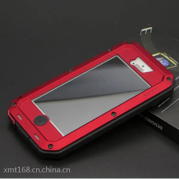 新米田供应新款iPhone5三防金属手机壳 防摔防水防尘手机保护壳