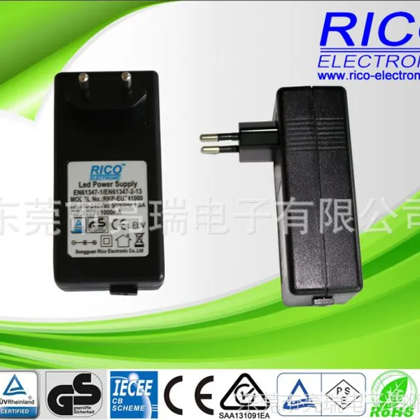供应欧规TUV.GS.CE认证22V900mA恒流驱动电源.落地灯驱动电源