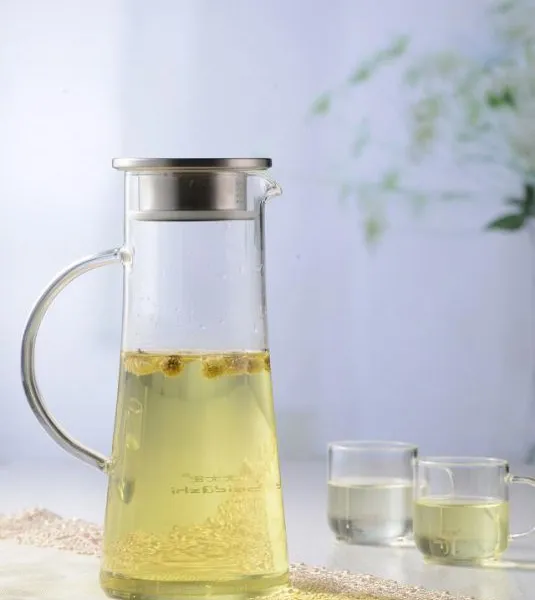 永华耐热玻璃茶具防爆冷热水壶 超大容量凉水壶 泡花茶壶