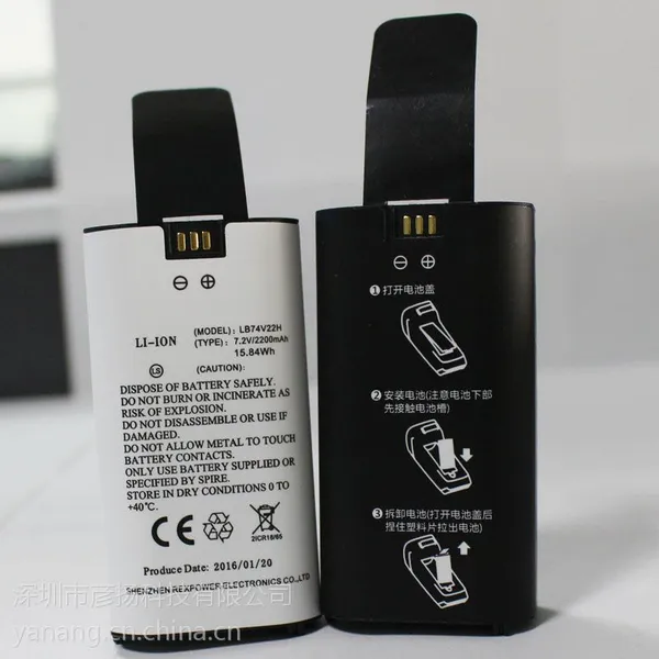 工厂直销7.4V 2200mAh POS机锂电池 SP60电池批发