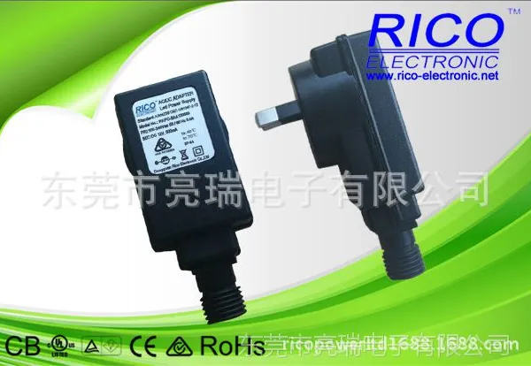 供应美规UL认证18-24V300mA恒流插墙式防水电源.LED灯饰电源