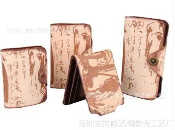 深圳东莞广州 激光雕刻镂空 切花冲孔加工 PU真皮手袋