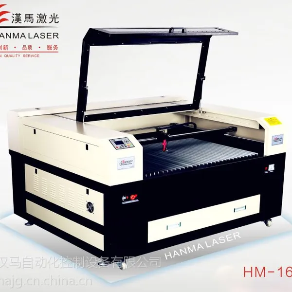 厂家直销 HM1610汉马激光切割机雕刻机 有机玻璃亚克力皮革布料木板竹制品橡胶等非金属材料