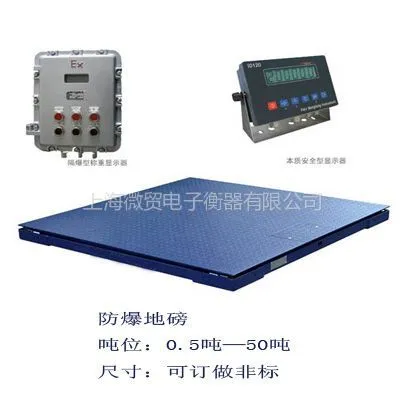 SCS-1T防爆地磅,一吨防爆称价格,本安型防爆秤
