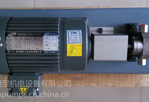 精密纺丝机计量齿轮泵超滤膜液输送计量泵芯液供料齿轮泵