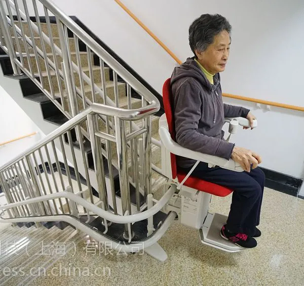 仕腾达座椅曲线双轨座椅式电梯直线单轨座椅式电梯英国原装进口