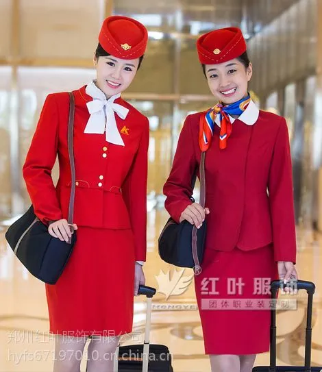 定做空姐服60-郑州红叶服饰