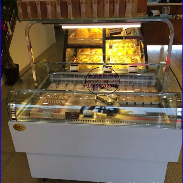 蛋糕房面包店饮料柜 火锅自助餐冷饮果汁展示柜 邢台定做烘焙西点柜