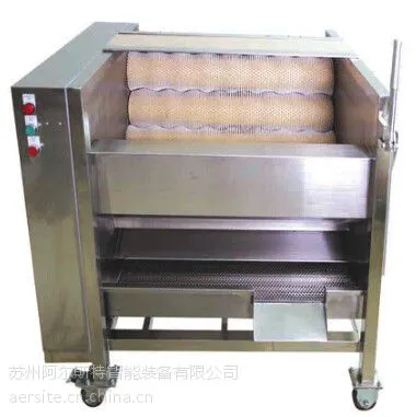 厂家直销酒店食堂快餐店使用苏州阿尔斯特智能毛刷清洗机(lwx-105)