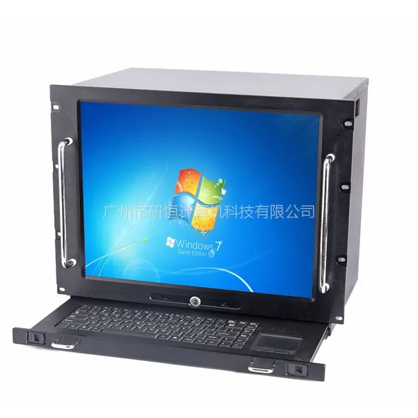 研恒IPC-H1962 19″9U上架式一体化工作站 可定制