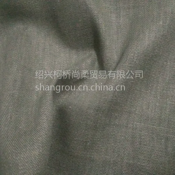 亚麻棉混纺染色面料 棉麻2060 亚麻棉20X20/60X58 棉麻布 连衣裙 衬衫面料现货批发