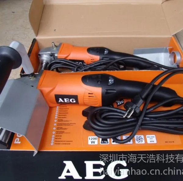 供应德国AEG手提拉丝机不锈钢抛光机打磨机电动工具磨光机PF-150原装进口