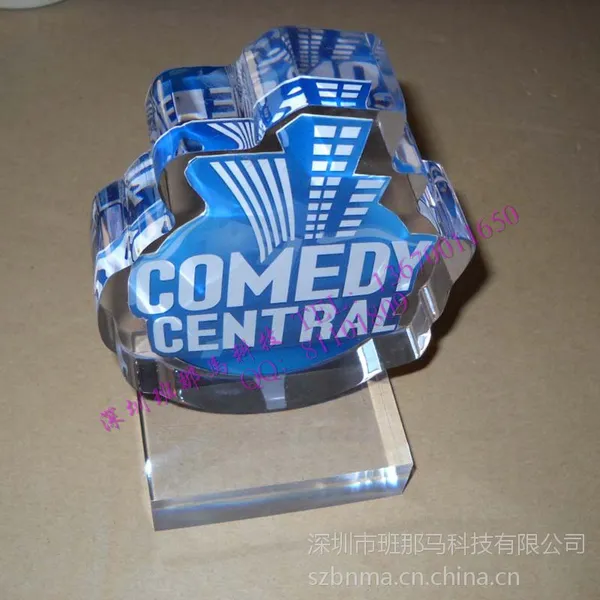 生产亚克力内嵌印刷片促销奖杯工艺品