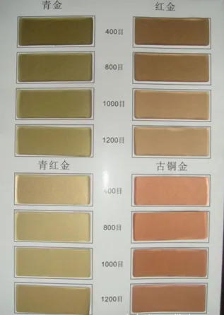 用于凹版油墨的一种特细1500目铜金粉