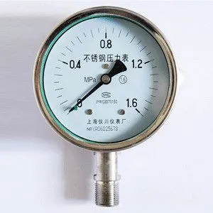 供应外壳不锈钢压力表Y-100
