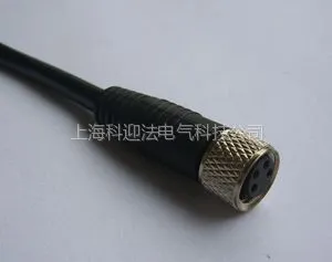 供应M8带电缆直型插头（孔型母头）