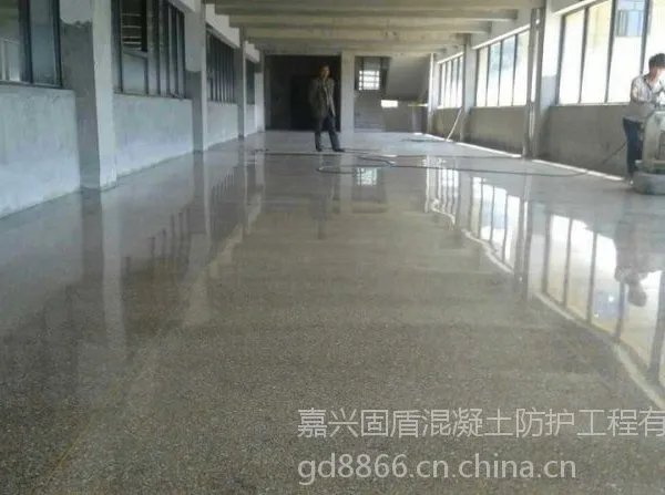 浙江嘉兴固盾增加地坪硬度 工业硬化地坪施工工程 车库硬化地面施工
