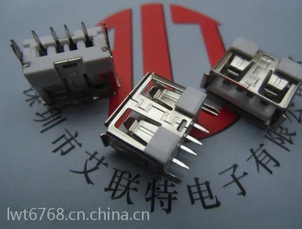 供应:180度USB 10.0 (直插直脚 鱼叉脚 卷边)