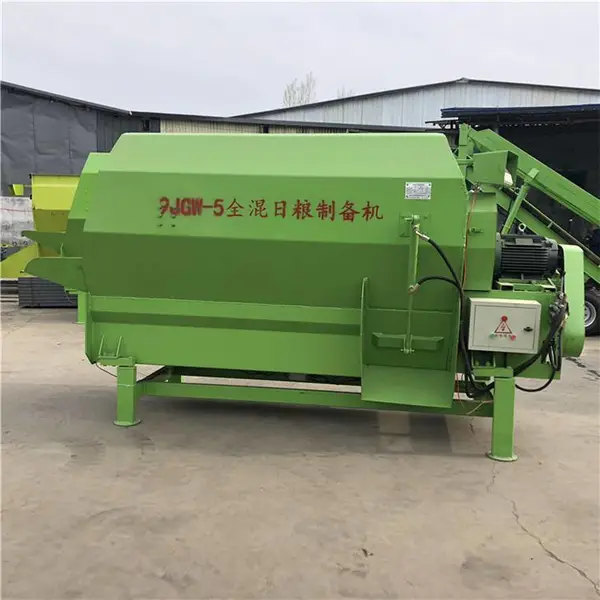大型饲料搅拌机 RF-WJ-0.3 搅拌立方大的饲料搅拌机